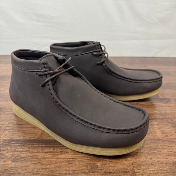 Amali Men's Chukka Boots size 9 NWOB Dark Brown - Picture 5 of 6